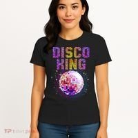 Best Disco Art Groovy Dance Music Disco Lover Women's T-Shirt thumb 4