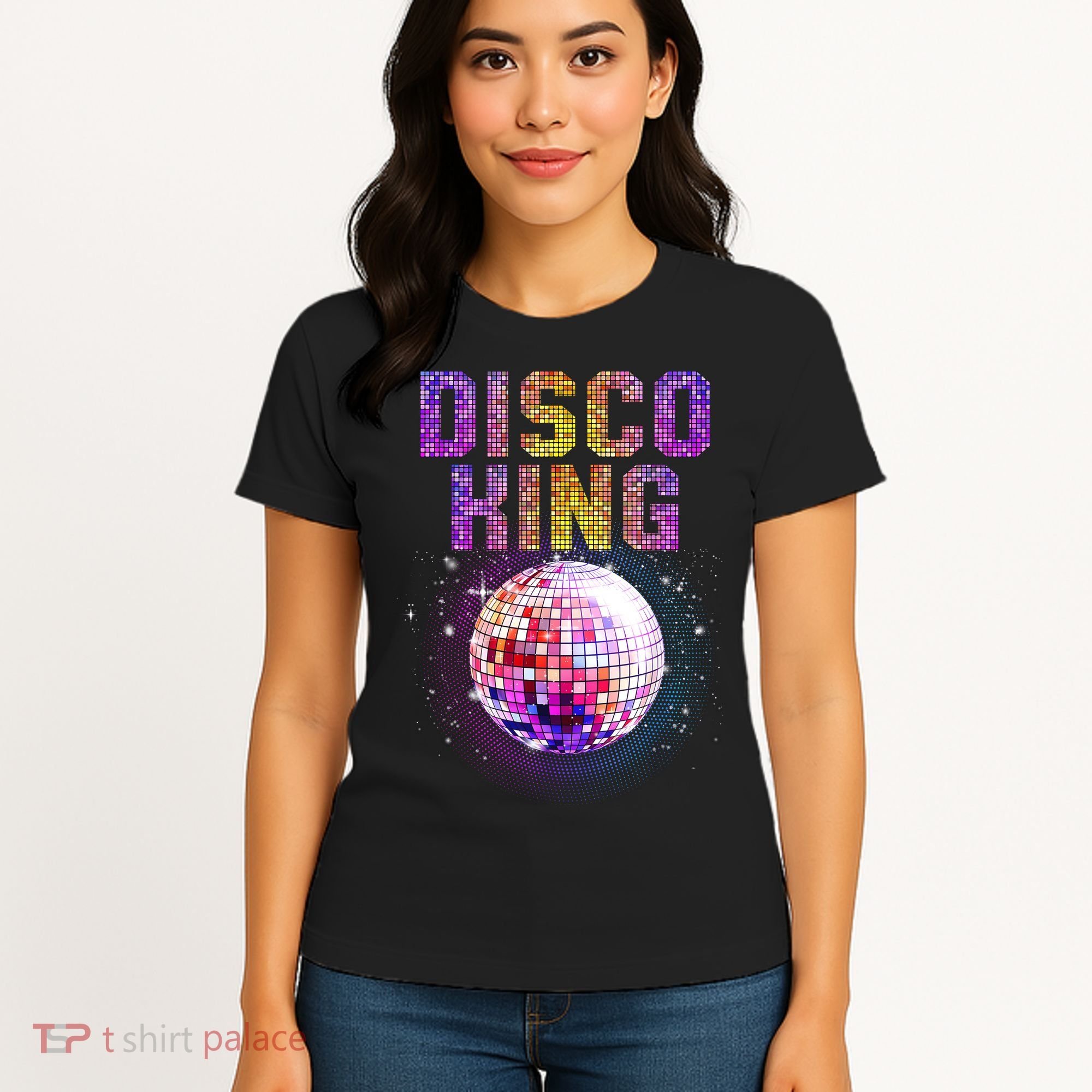 Best Disco Art Groovy Dance Music Disco Lover Women's T-Shirt