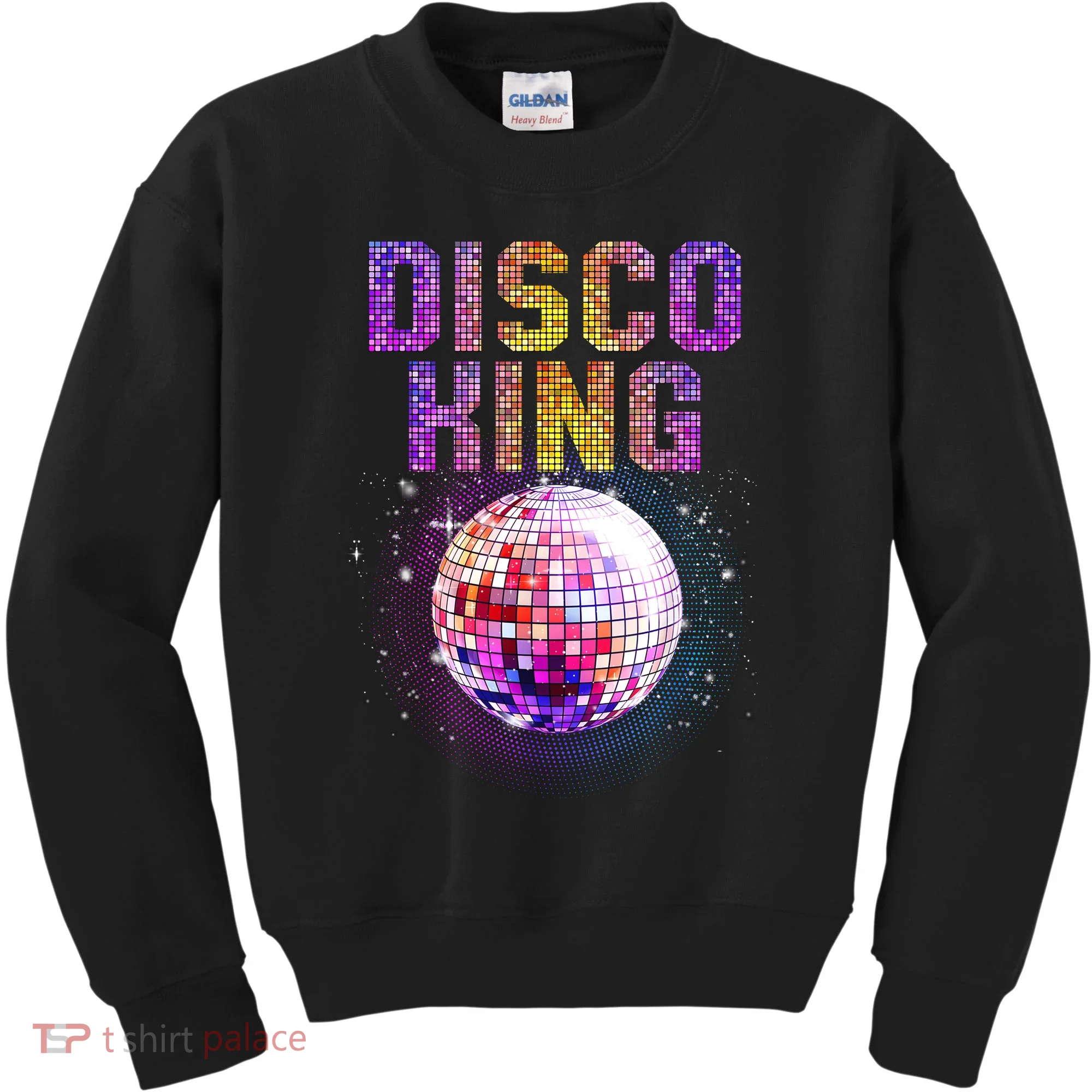 Best Disco Art Groovy Dance Music Disco Lover Kids Sweatshirt