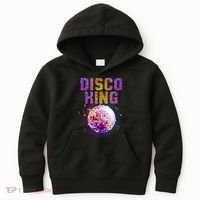 Best Disco Art Groovy Dance Music Disco Lover Kids Hoodie thumb 0