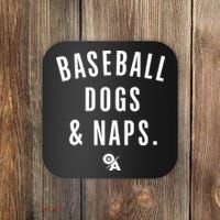 Baseball Dogs And Naps Coaster thumb 0