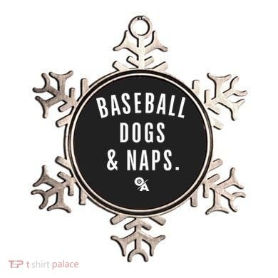 Baseball Dogs And Naps Ornament