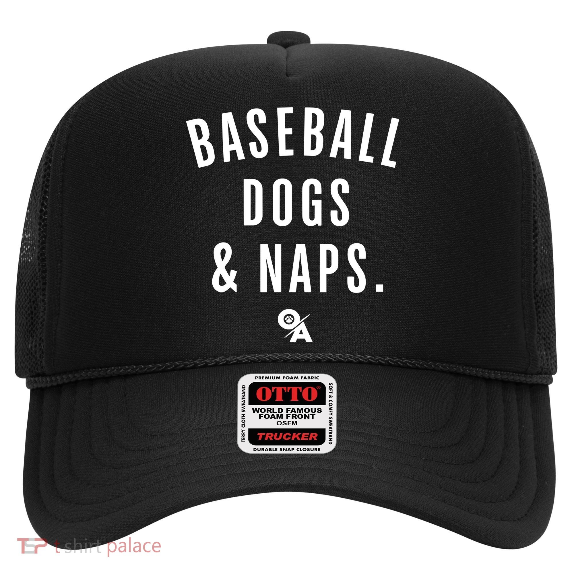 Baseball Dogs And Naps Hat
