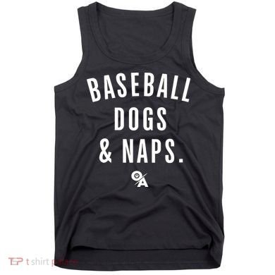 Baseball Dogs And Naps Tank Top