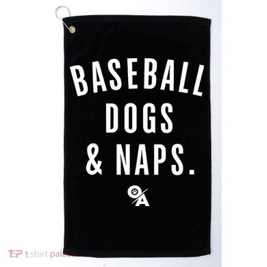 Baseball Dogs And Naps Golf Towel