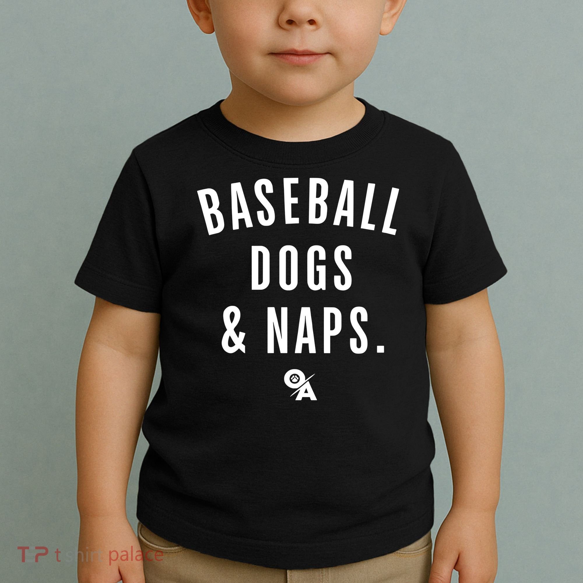 Baseball Dogs And Naps Toddler T-Shirt