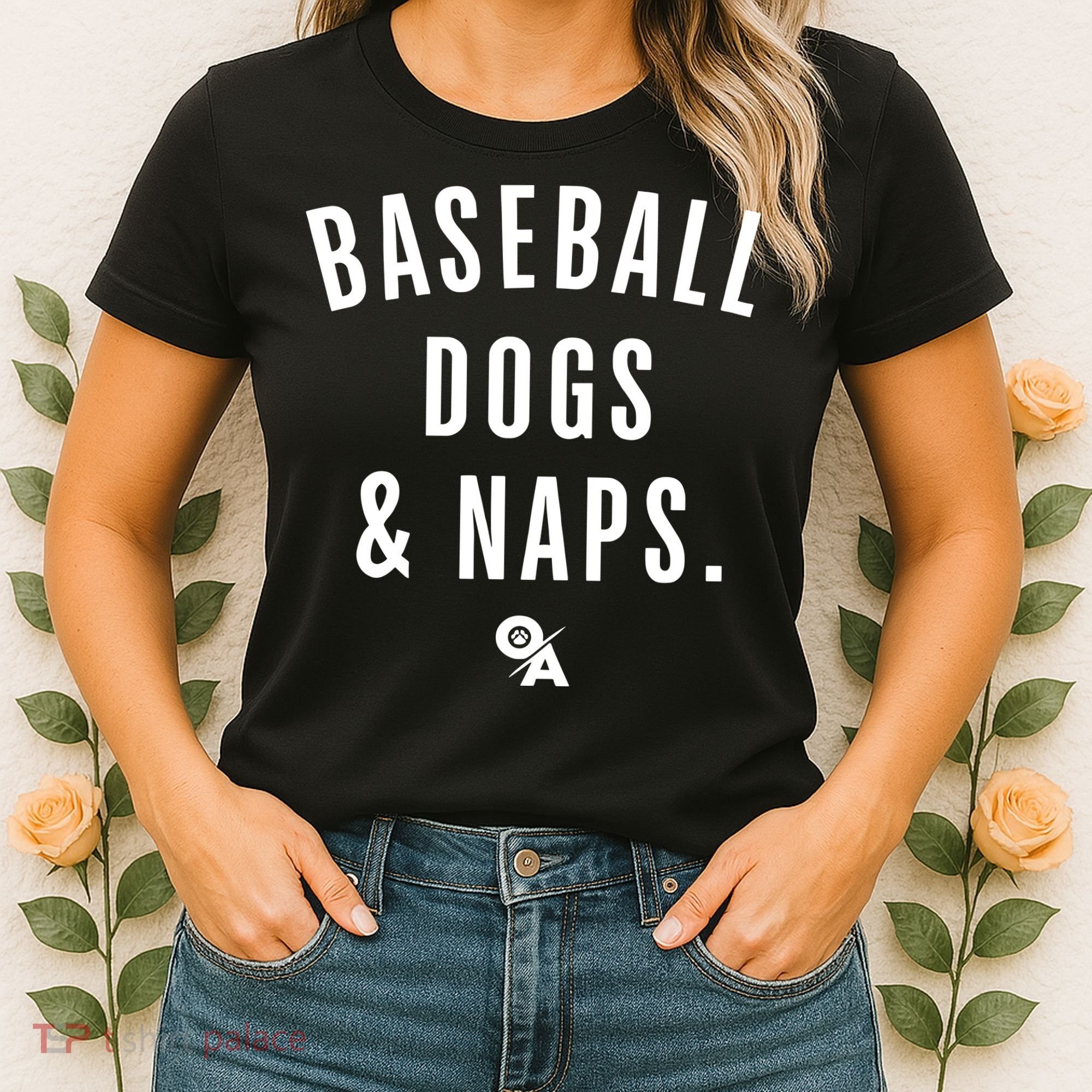 Baseball Dogs And Naps Women's T-Shirt