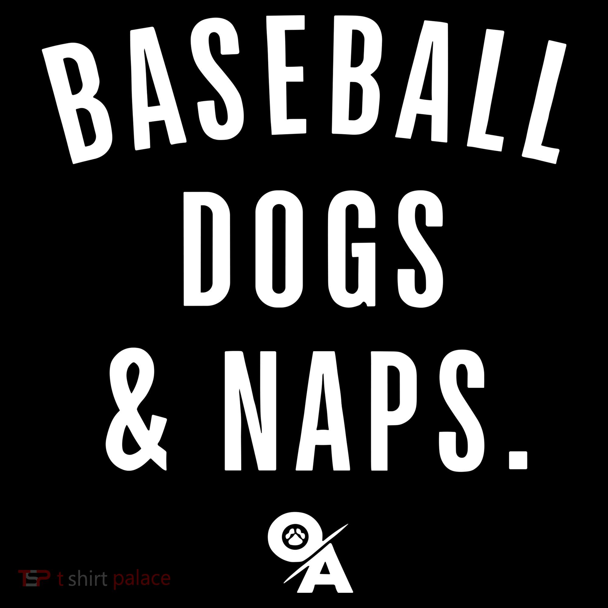 Baseball Dogs And Naps Kids Hoodie