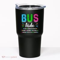 Bus Driver Aide Back To School Matching Group Squad Tumbler thumb 0
