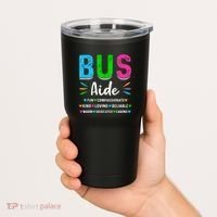 Bus Driver Aide Back To School Matching Group Squad Tumbler thumb 2
