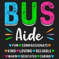 Bus Driver Aide Back To School Matching Group Squad Tumbler thumb 3