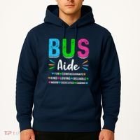 Bus Driver Aide Back To School Matching Group Squad Hoodie thumb 2