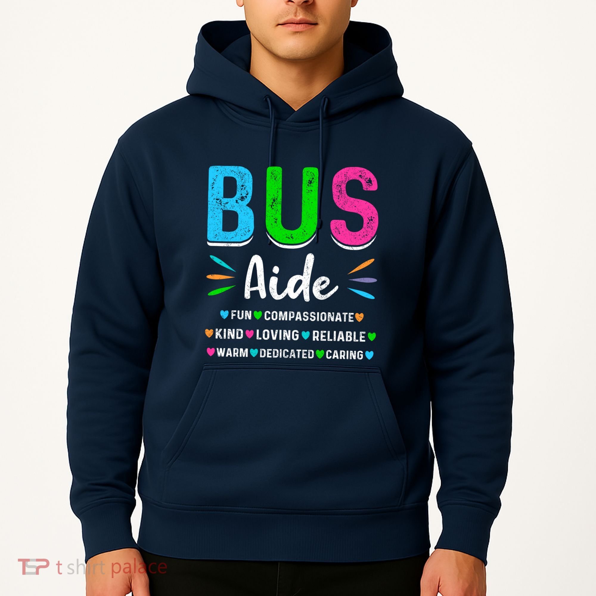 Bus Driver Aide Back To School Matching Group Squad Hoodie