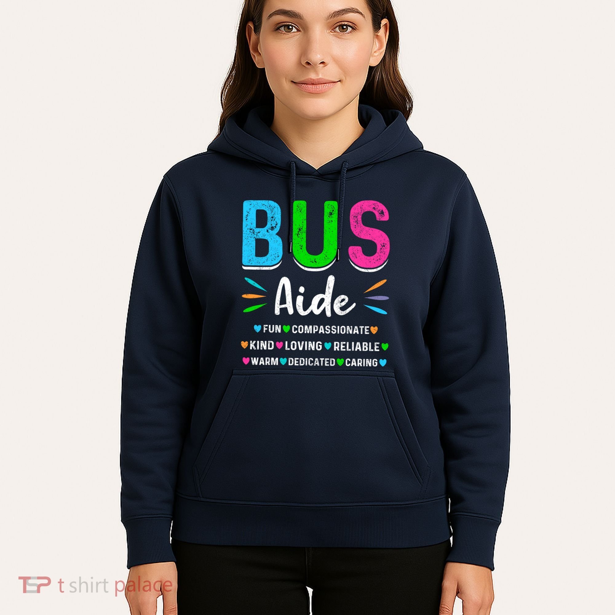 Bus Driver Aide Back To School Matching Group Squad Hoodie
