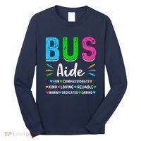 Bus Driver Aide Back To School Matching Group Squad Long Sleeve Shirt thumb 0