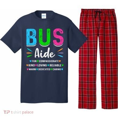 Bus Driver Aide Back To School Matching Group Squad Pajama Set