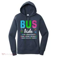 Bus Driver Aide Back To School Matching Group Squad Women's Hoodie thumb 0