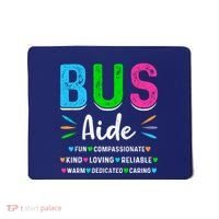 Bus Driver Aide Back To School Matching Group Squad Mousepad thumb 0