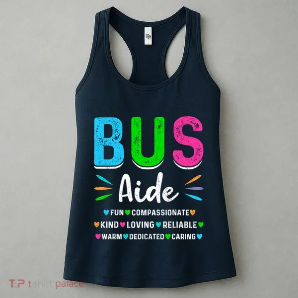 Bus Driver Aide Back To School Matching Group Squad Women's Tank Top