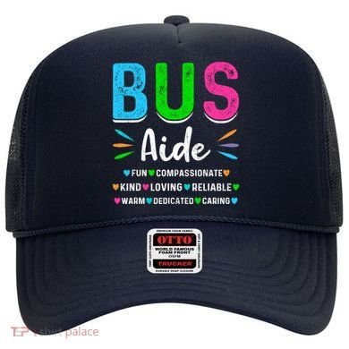 Bus Driver Aide Back To School Matching Group Squad Hat