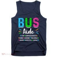 Bus Driver Aide Back To School Matching Group Squad Tank Top thumb 0