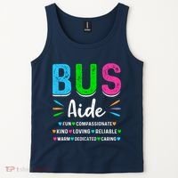 Bus Driver Aide Back To School Matching Group Squad Tank Top thumb 2