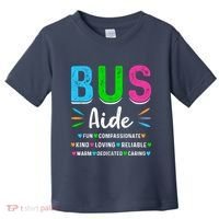 Bus Driver Aide Back To School Matching Group Squad Toddler T-Shirt thumb 0