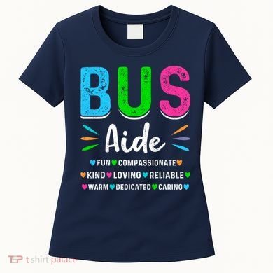 Bus Driver Aide Back To School Matching Group Squad Women's T-Shirt