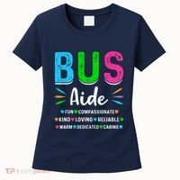 Bus Driver Aide Back To School Matching Group Squad Women's T-Shirt thumb 0
