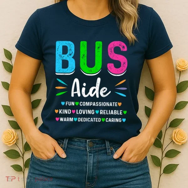 Bus Driver Aide Back To School Matching Group Squad Women's T-Shirt