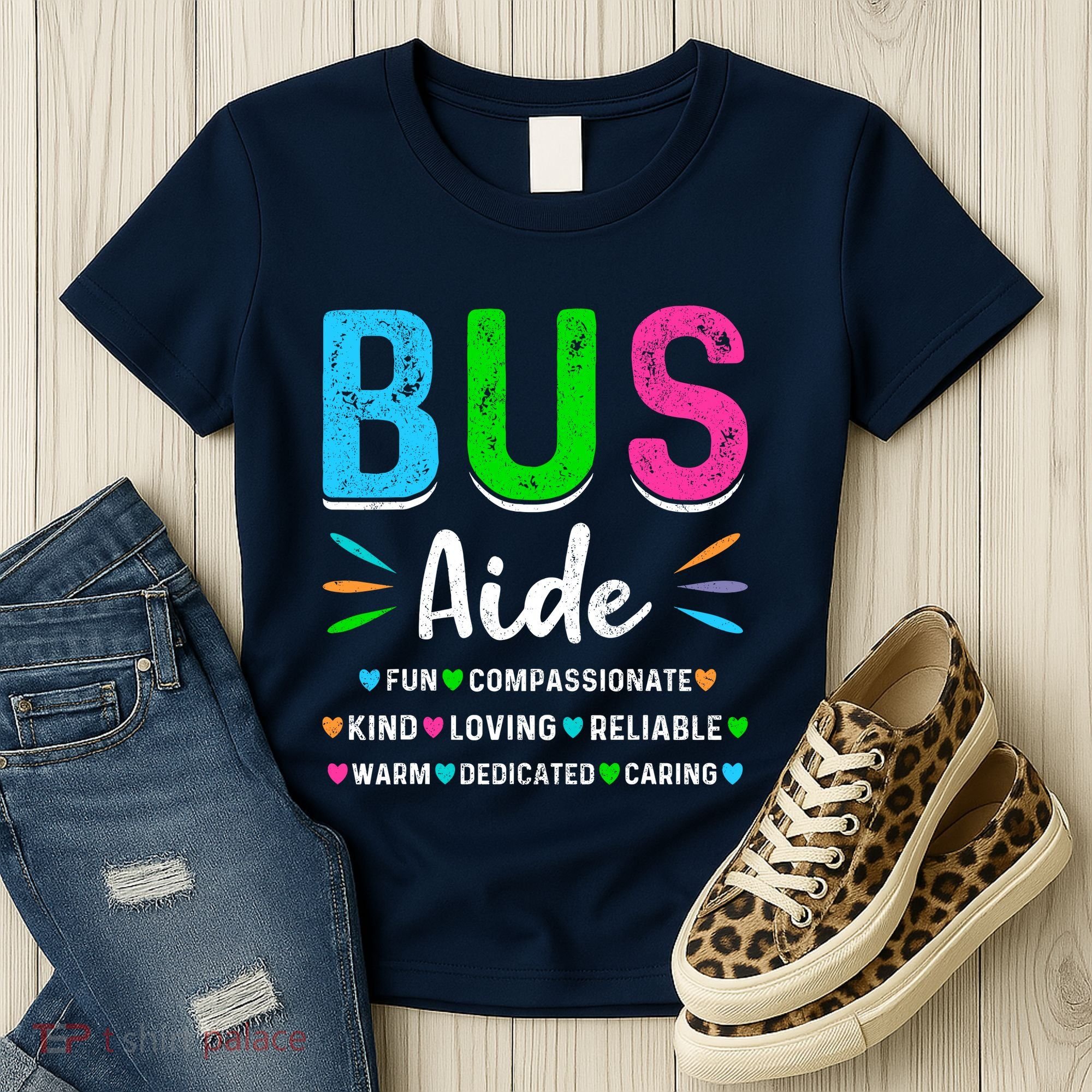 Bus Driver Aide Back To School Matching Group Squad Women's T-Shirt
