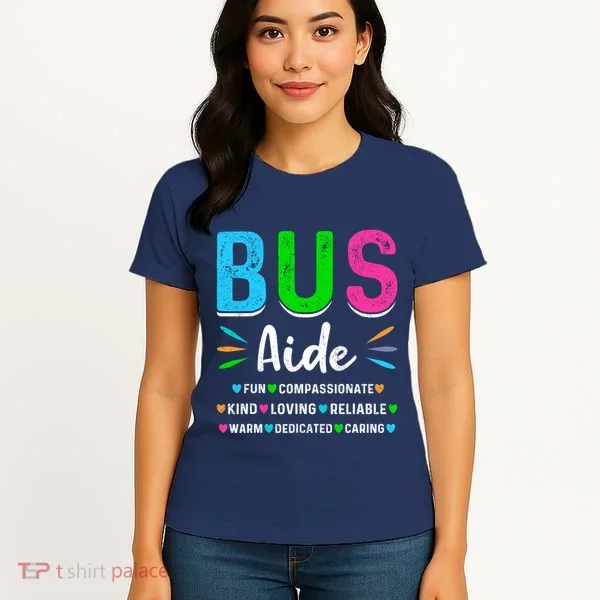 Bus Driver Aide Back To School Matching Group Squad Women's T-Shirt