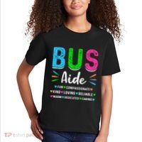 Bus Driver Aide Back To School Matching Group Squad Kids T-Shirt thumb 2