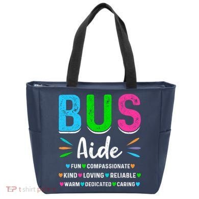 Bus Driver Aide Back To School Matching Group Squad Tote Bag