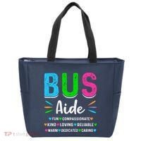 Bus Driver Aide Back To School Matching Group Squad Tote Bag thumb 0