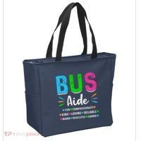 Bus Driver Aide Back To School Matching Group Squad Tote Bag thumb 2