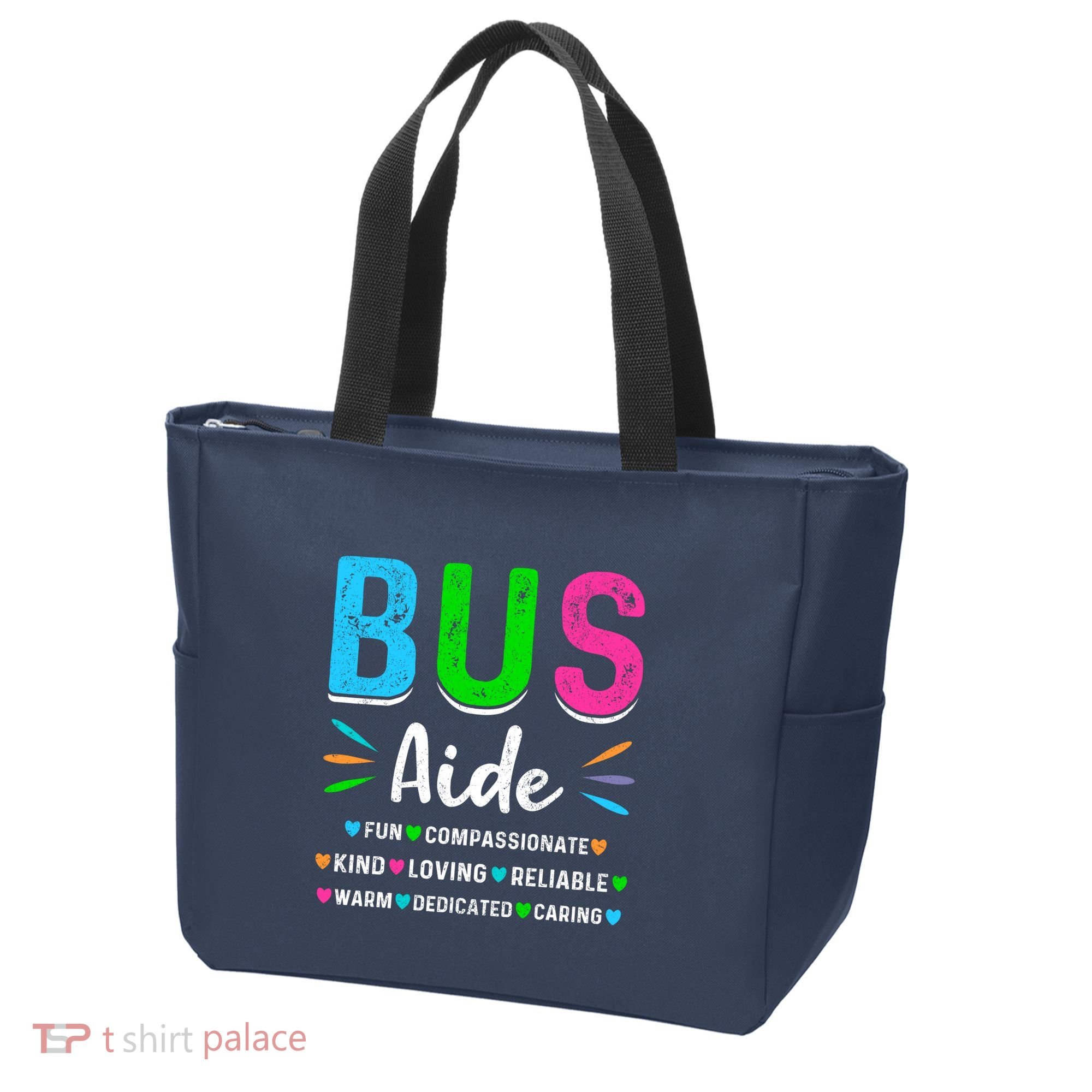 Bus Driver Aide Back To School Matching Group Squad Tote Bag