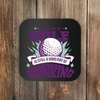 Bad Day At Golf Funny Coaster thumb 0