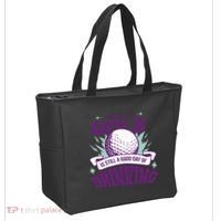Bad Day At Golf Funny Tote Bag thumb 2