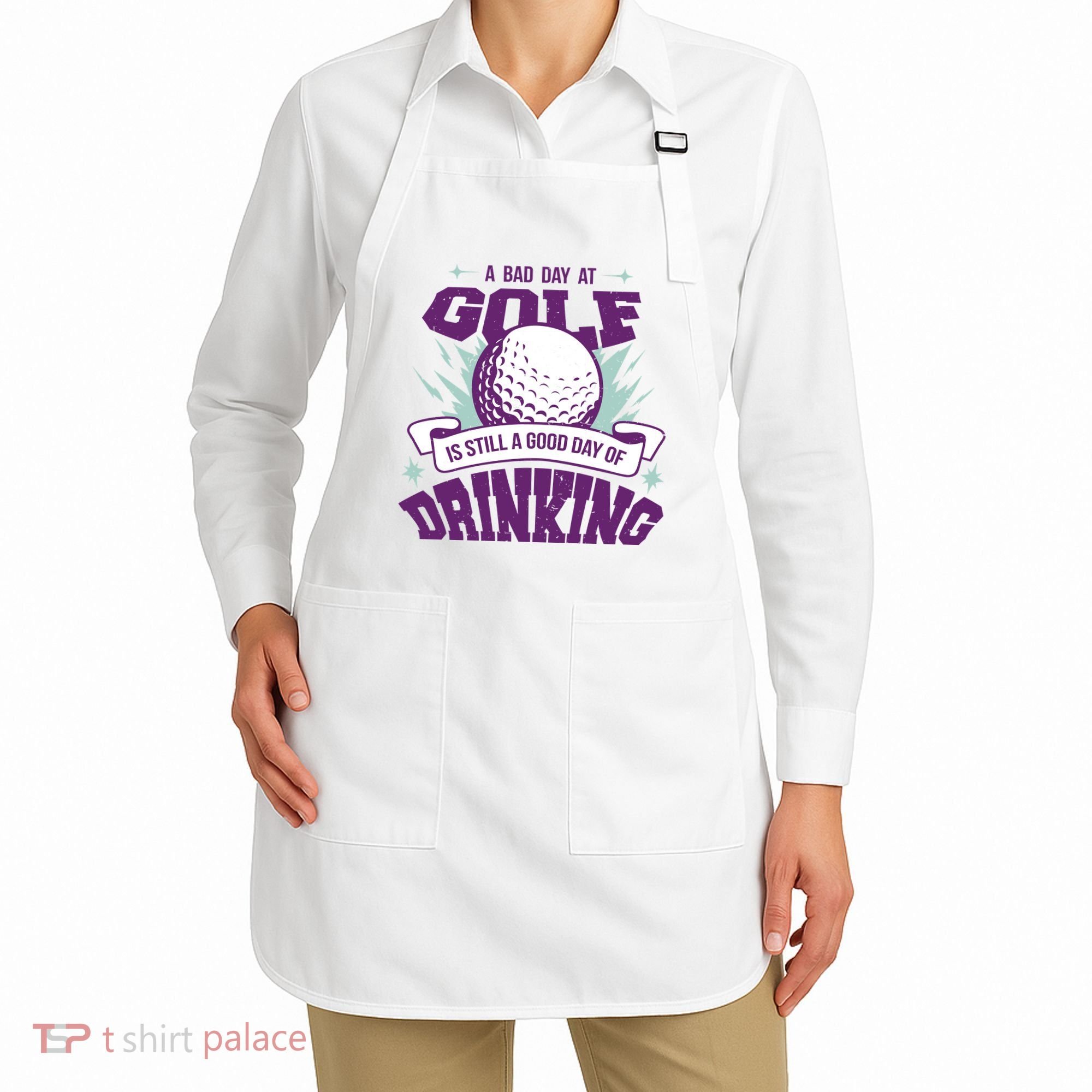 Bad Day At Golf Funny Apron