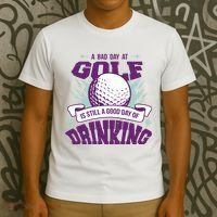 Bad Day At Golf Funny T-Shirt thumb 3