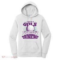 Bad Day At Golf Funny Women's Hoodie thumb 0