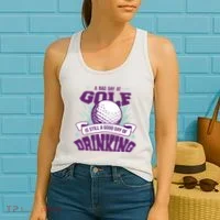 Bad Day At Golf Funny Women's Tank Top thumb 2