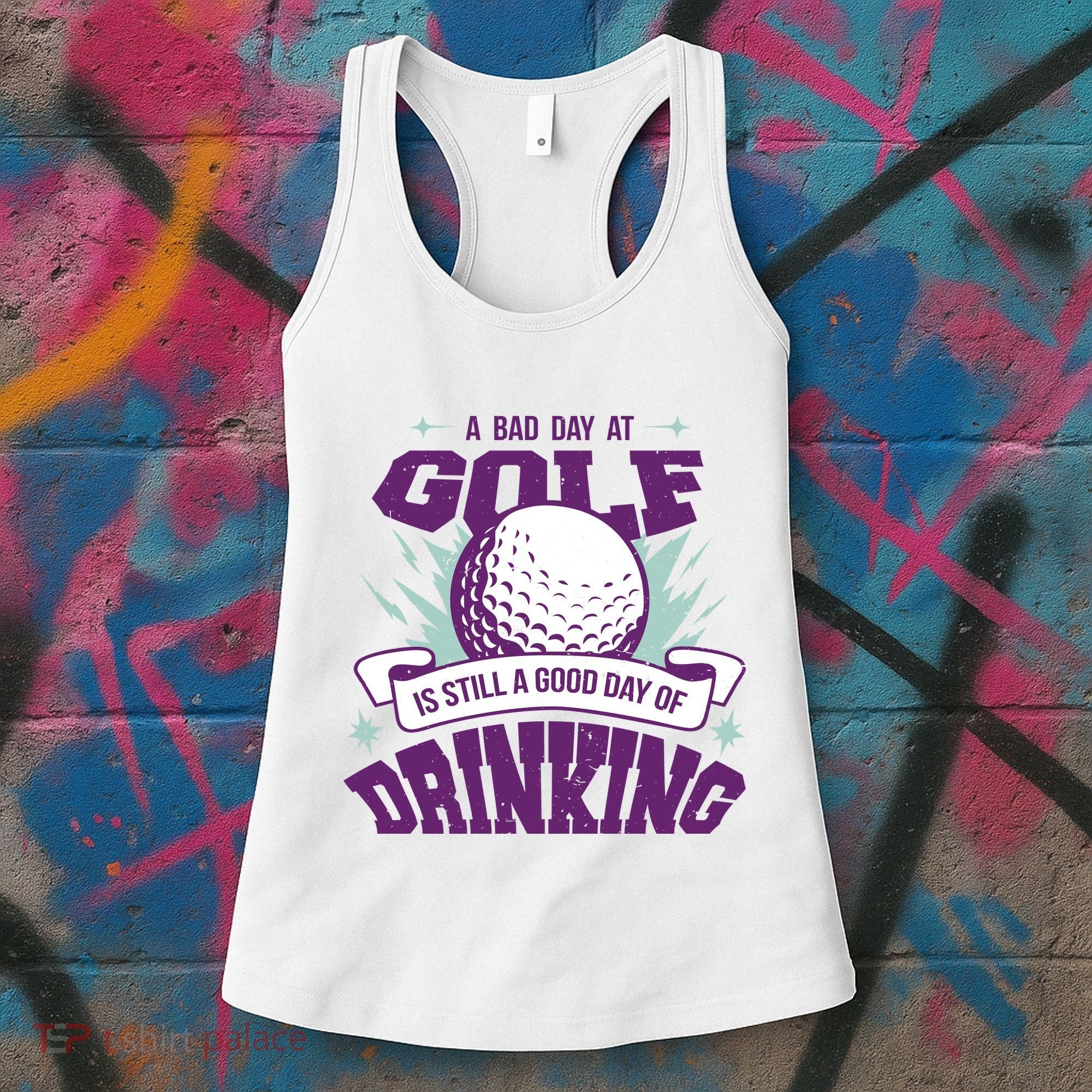 Bad Day At Golf Funny Women's Tank Top