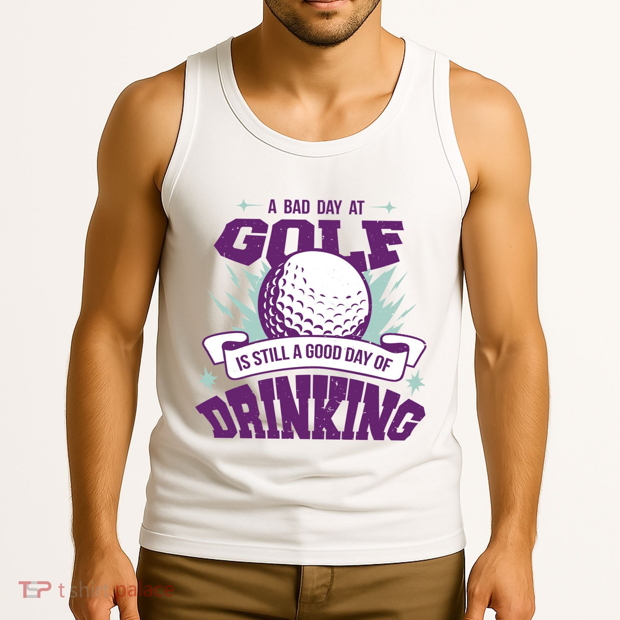 Bad Day At Golf Funny Tank Top