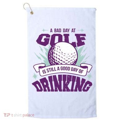 Bad Day At Golf Funny Golf Towel