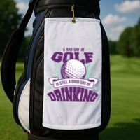 Bad Day At Golf Funny Golf Towel thumb 2