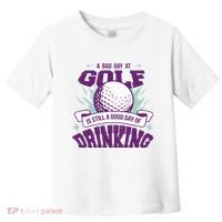 Bad Day At Golf Funny Toddler T-Shirt thumb 0