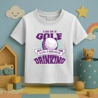 Bad Day At Golf Funny Toddler T-Shirt thumb 3