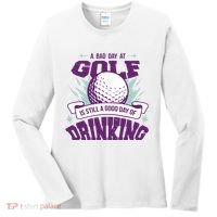 Bad Day At Golf Funny Women's Long Sleeve Shirt thumb 0